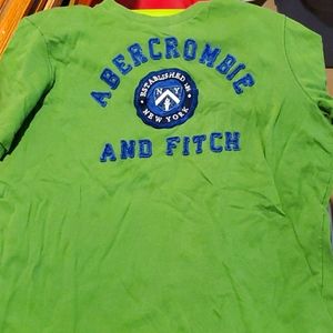 Abercrombie Mens tee Green XL
